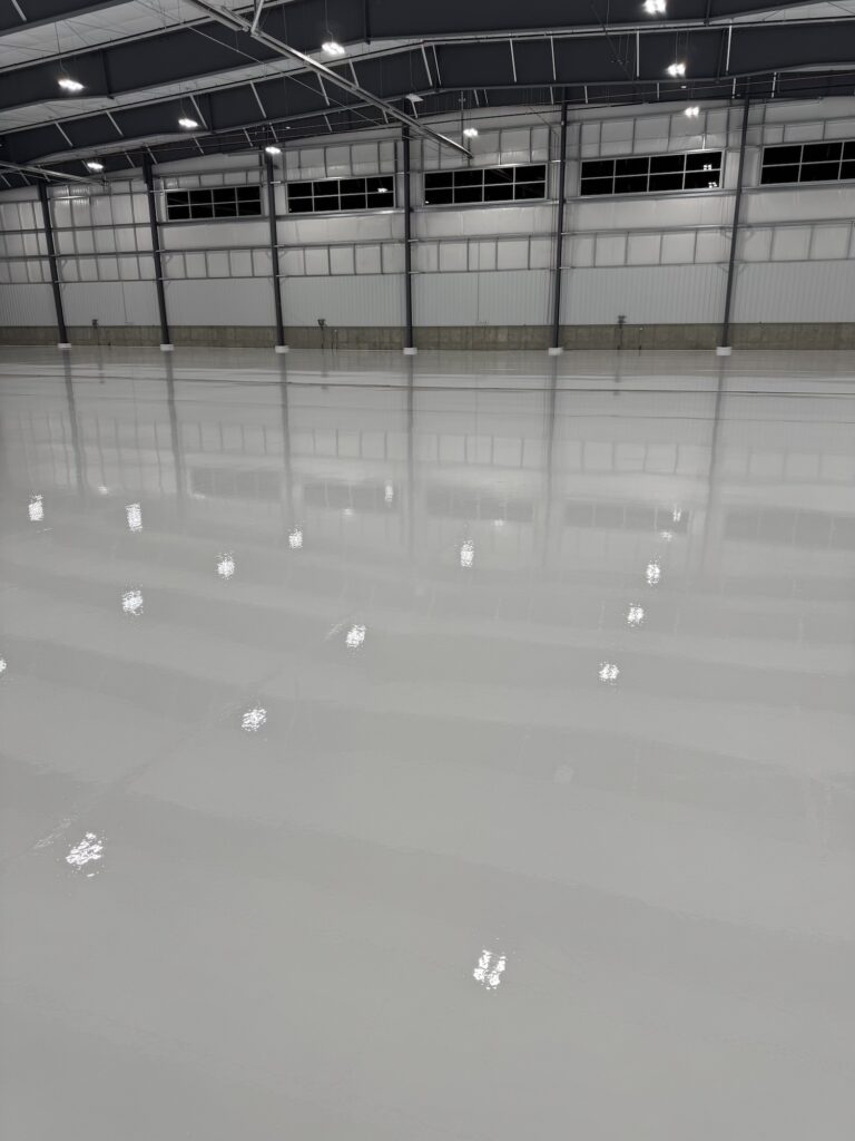 Aircraft Hangar Floor — Peckham Coatings project
