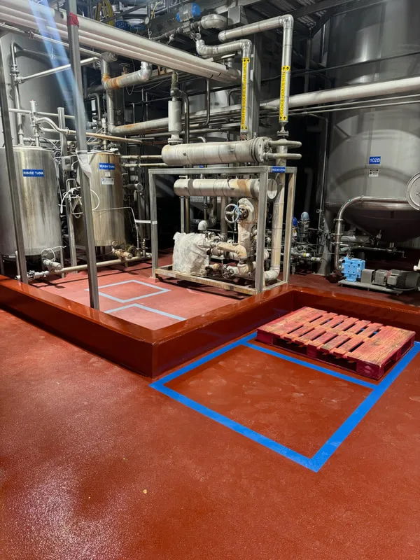 Food Processing Facility — Flooring & Striping — photo 1