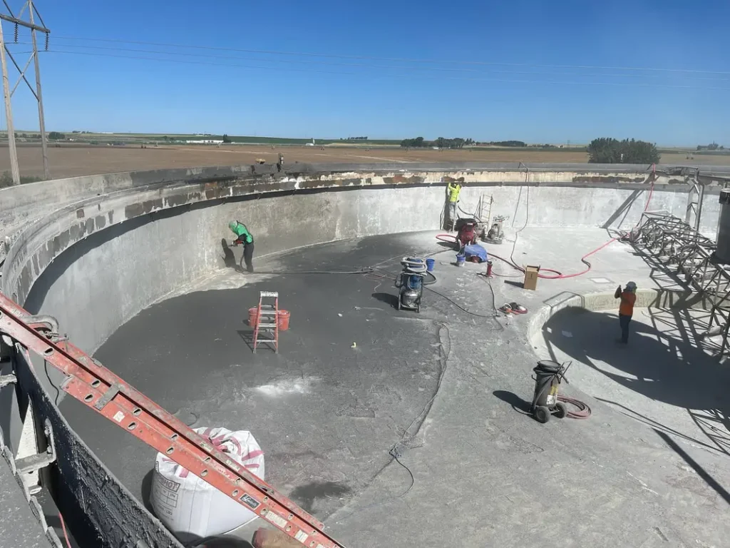Wastewater Clarifier — Peckham Coatings project